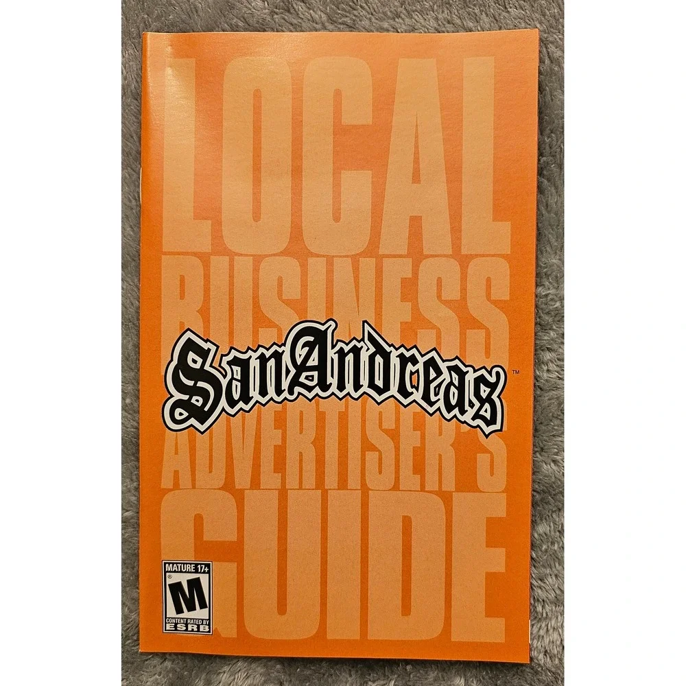 Grand Theft Auto San Andreas PS2 PlayStation 2 Greatest Hits CIB Manual Map